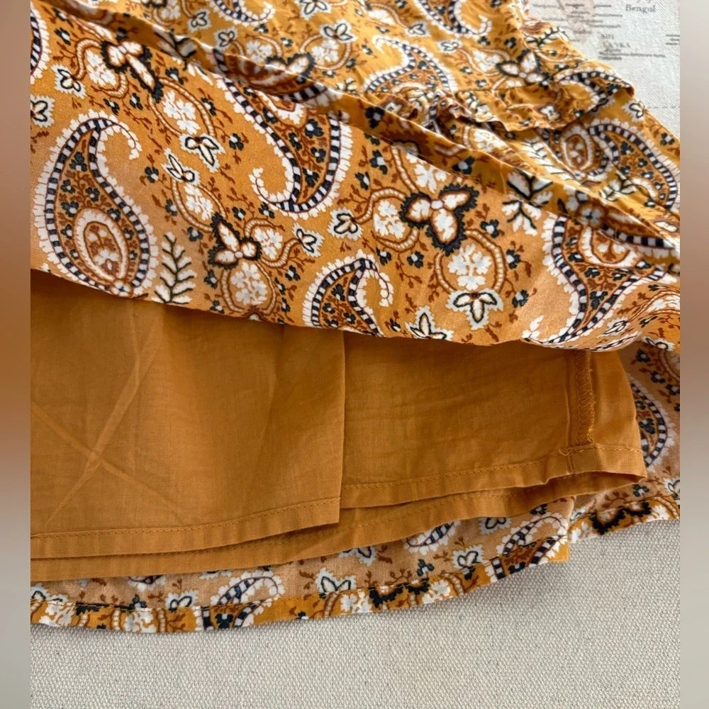 Janie and Jack Paisley Ruffle Tiered Dress Size 7